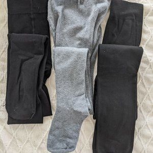 Grey and Black Leggings